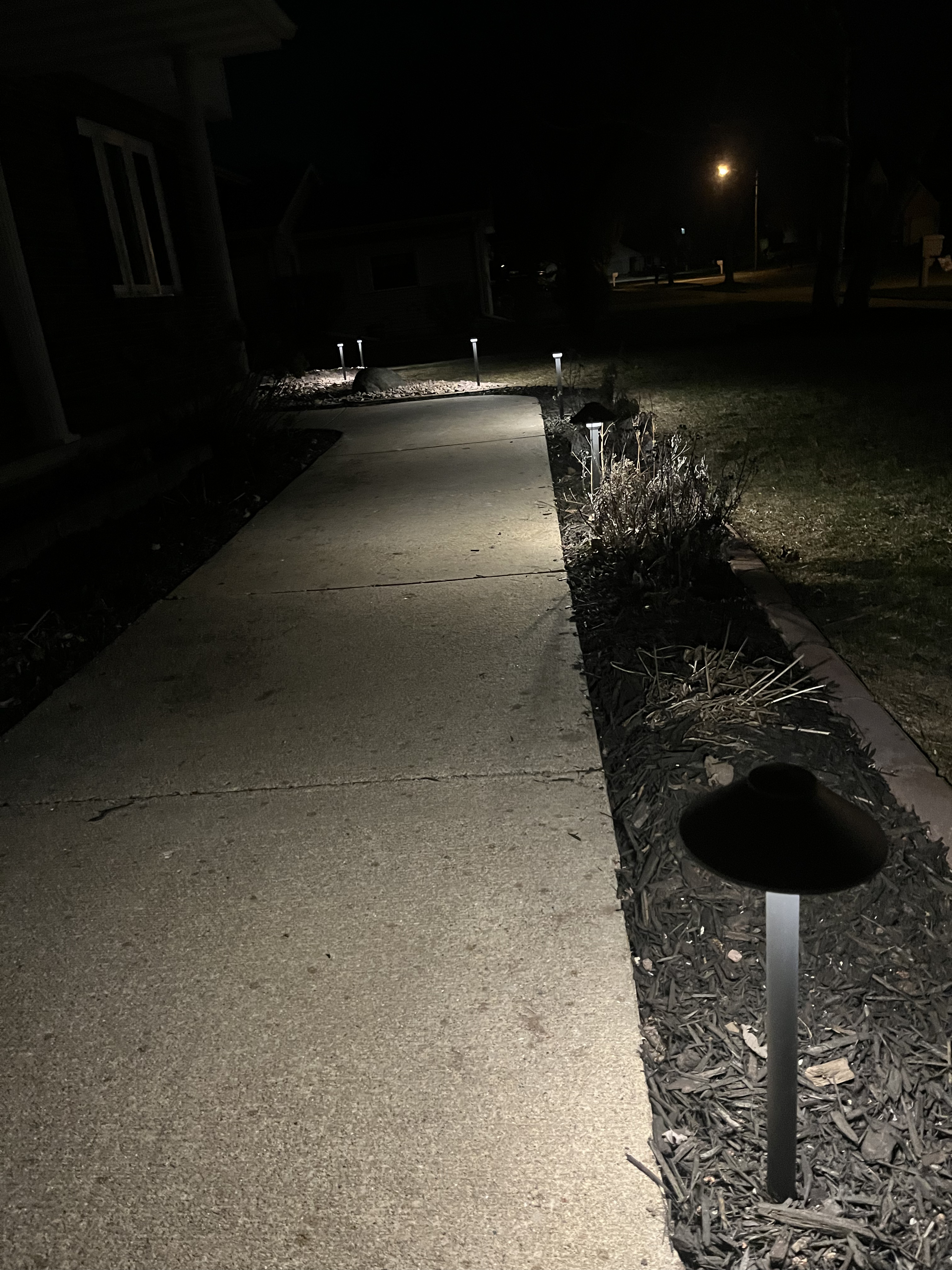 Outdoor lighting project 1